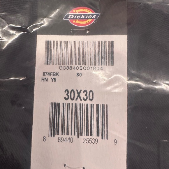 Dickies Men's Black Work Pants 30x30 $20 - Picture 4 of 4